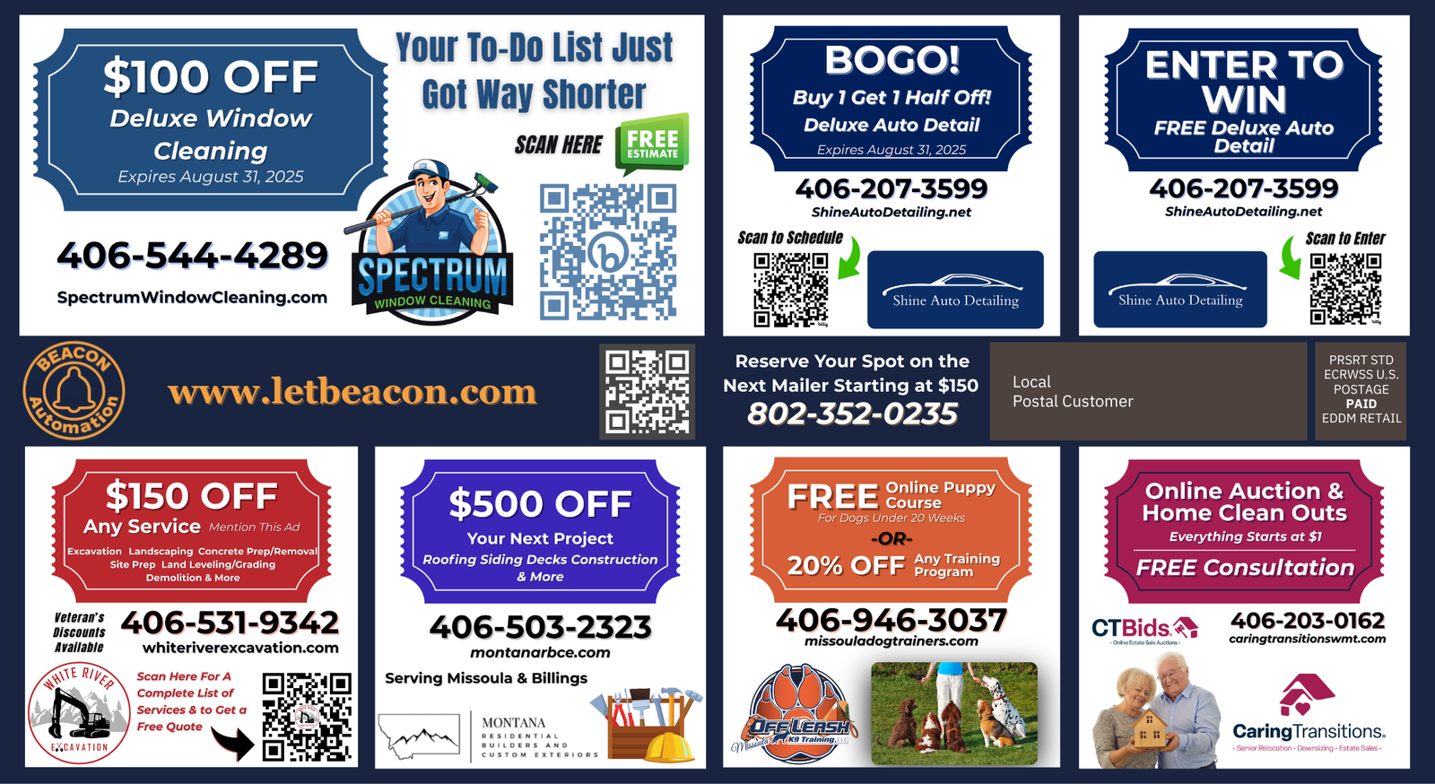 Example community postcard